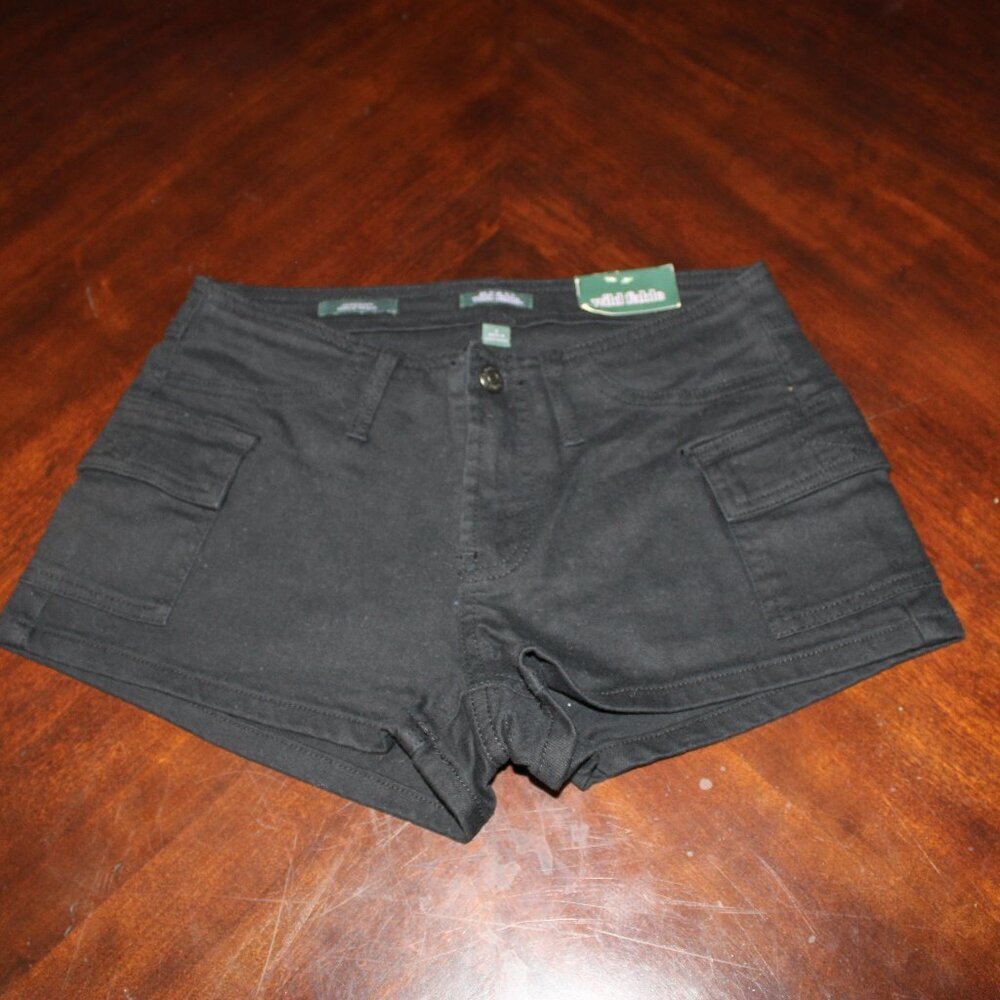Low-Rise Shorts Mini Shorts – Size 2 Wild Fablel | Black | 2” Inseam